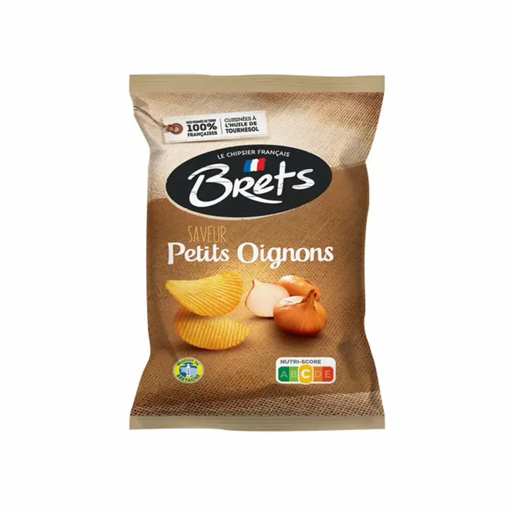 Brets Petits Onions Crisps 125g